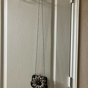 Free shipping! Fall-Brighton small flower chain bag color gunmetal